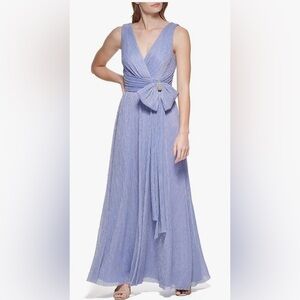 Eliza J - Purple/Periwinkle  Flowing Maxi Gown Size 6 NWT